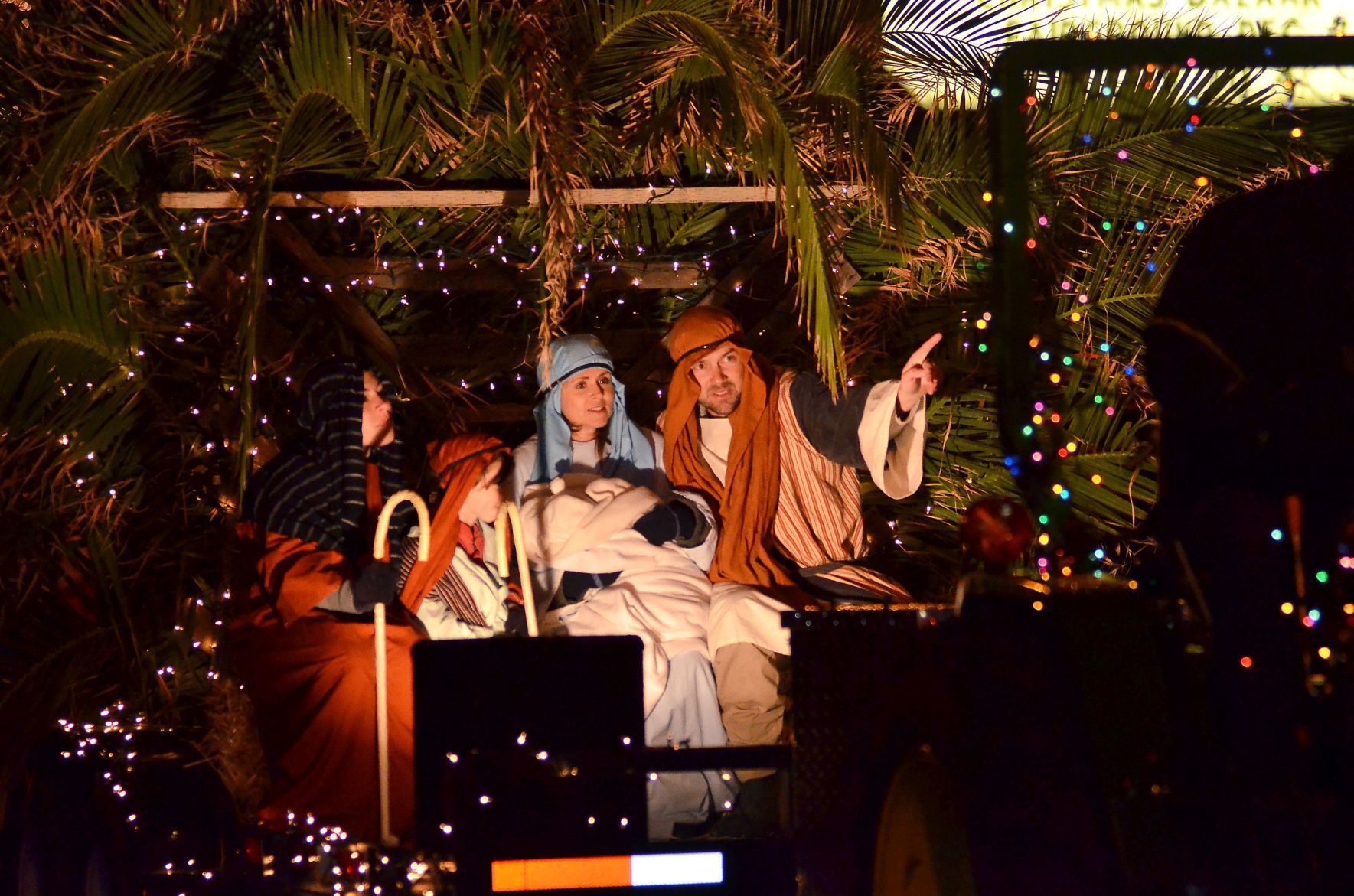 Calistoga's 18th Annual Lighted Tractor Parade
